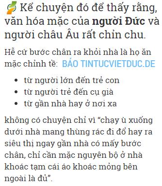 Chuyện mặc ở Đức: Đến trẻ con cũng không mặc đồ ngủ ra ngoài - 1