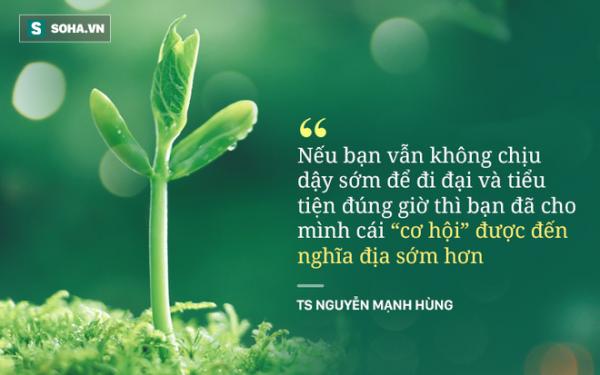 TS Nguyễn Mạnh Hùng: “Rất nhiều người đang ngủ sai giờ. Họ không biết đường tới nghĩa địa dần ngắn lại” - 4