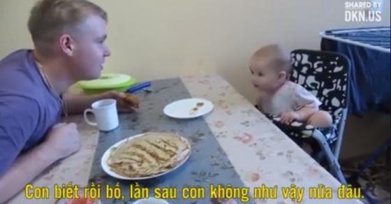 2 bố con đối thoại ‘như hai người đàn ông’ siêu cute – Con biết rồi mà bố, bố hãy tin ở con!