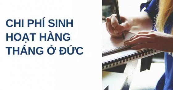 Chi phí sinh hoạt hàng tháng ở Đức