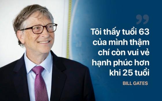 Tỉ phú Bill Gates: Chìa khóa để hạnh phúc, khỏe mạnh là làm 4 việc, không cần đến tiền