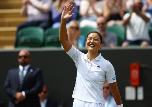 Nữ tay vợt người Pháp gốc Việt tiếp tục gây sốc Wimbledon 2022