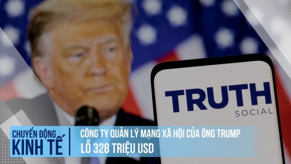 Công ty quản lý mạng xã hội của tỉ phú Trump lỗ 328 triệu USD