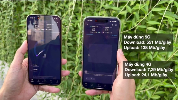 Vì sao tốc độ 5G kém ổn định, có lúc xuống ngang 4G?