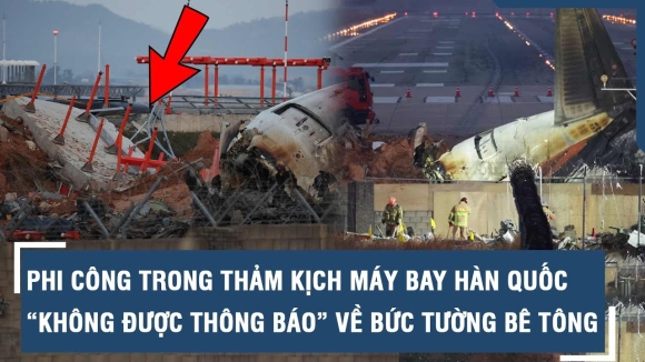 Phi công Hàn 'không được thông báo' về tường bê tông tại sân bay Muan