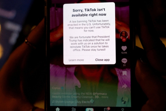 TikTok đã ngừng hoạt động ở Mỹ