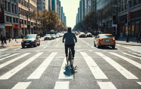 Vượt qua vạch kẻ đường cho người đi bộ ở Đức: Khi nào xe đạp được ưu tiên?