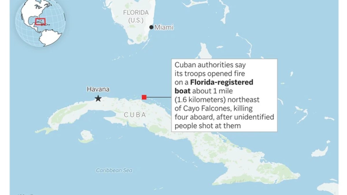 Cuba nổ súng vào xuồng cao tốc đến từ Florida, Mỹ tuyên bố 'sẽ có phản ứng phù hợp'